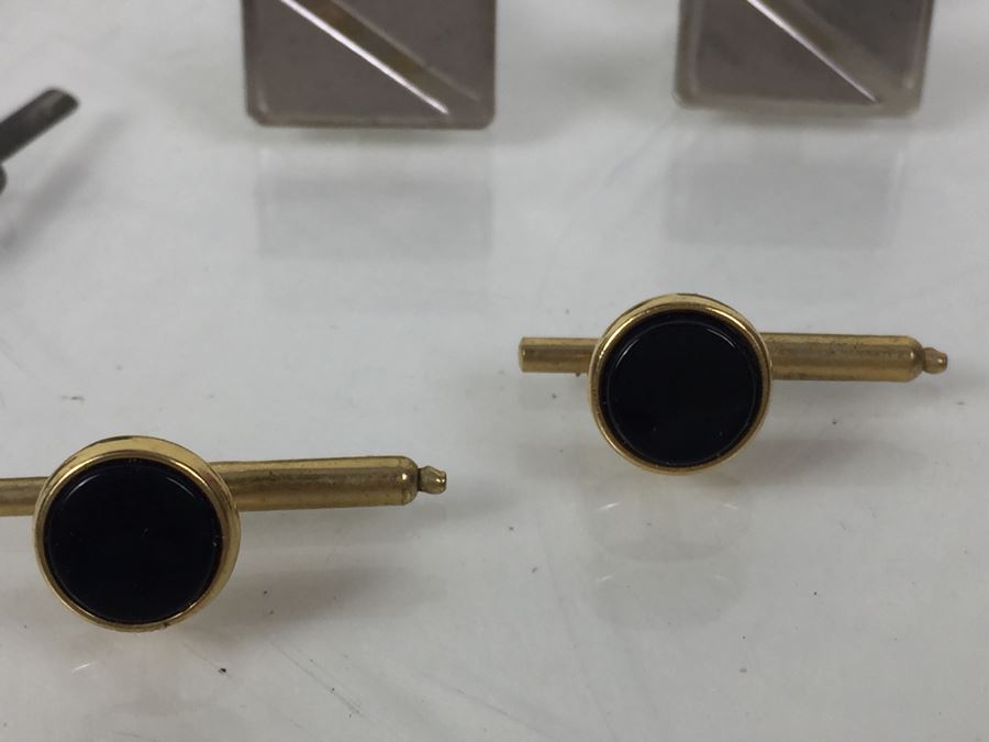 Various Costume Jewelry Including Rings, Cufflinks, Jewelry Box, Gold Tone Pill Box And More [Photo 8]