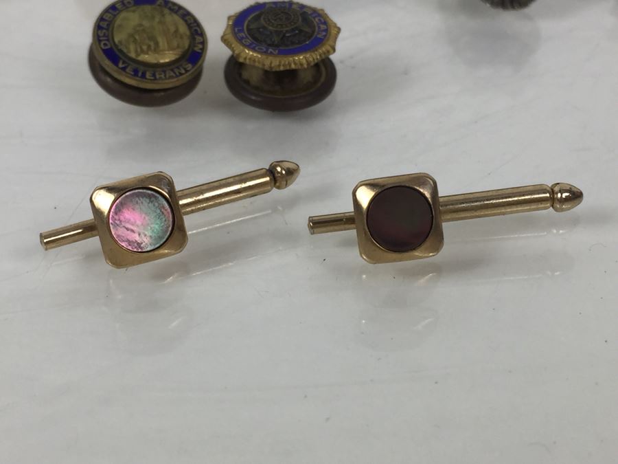 Various Costume Jewelry Including Rings, Cufflinks, Jewelry Box, Gold Tone Pill Box And More [Photo 7]