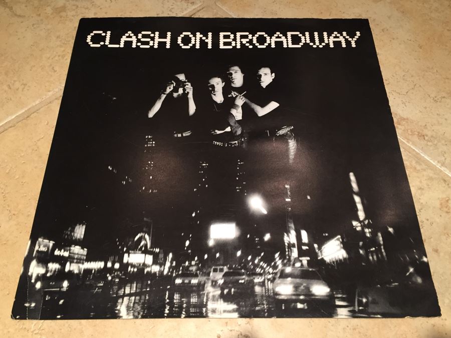 Record Store Promo Poster Clash On Broadway 1991 Sony Music Double Sided [Photo 1]