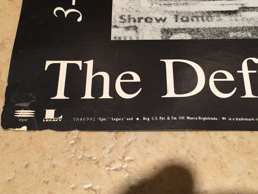 Record Store Promo Poster Clash On Broadway 1991 Sony Music Double Sided [Photo 5]