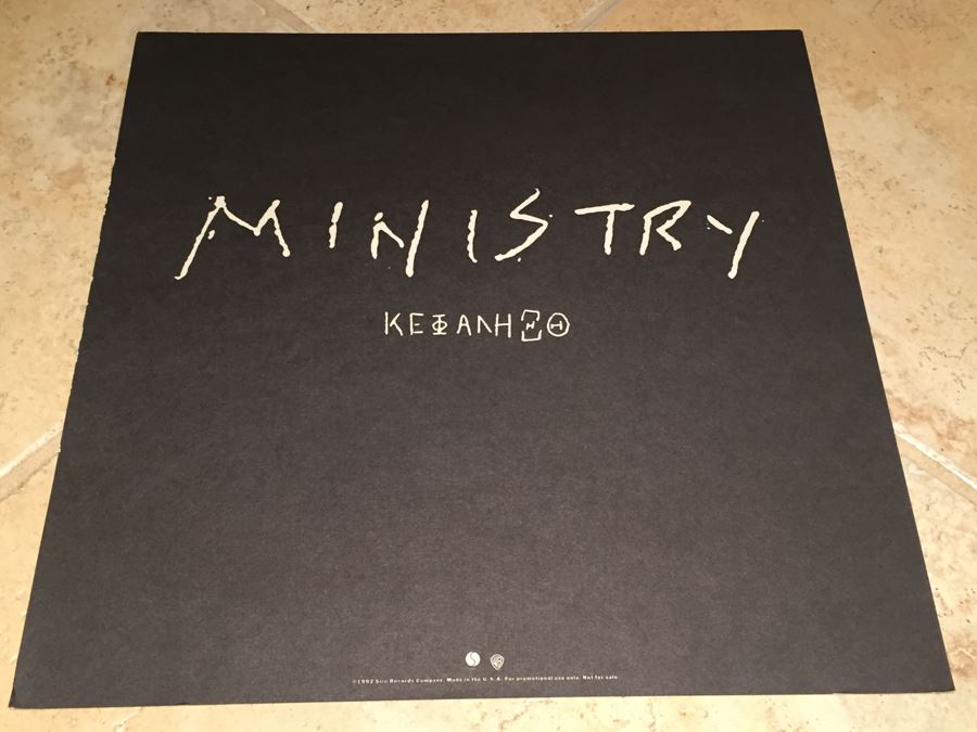 Record Store Promo Poster Ministry 1992 Sire Double Sided [Photo 2]