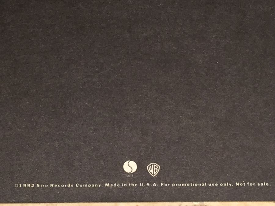 Record Store Promo Poster Ministry 1992 Sire Double Sided [Photo 3]