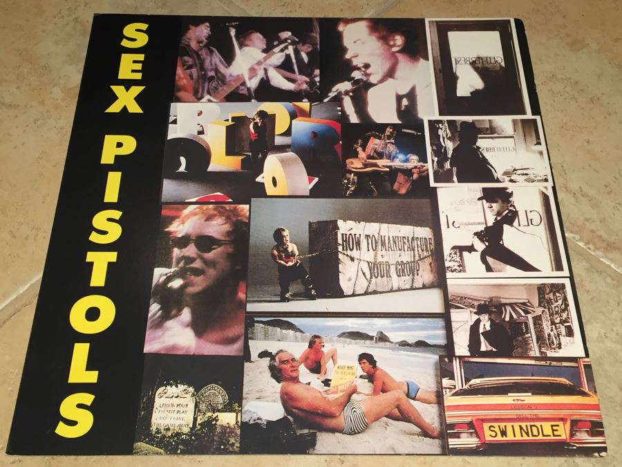 Record Store Promo Poster Sex Pistols The Great Rock 'N' Roll Swindle 1992 Warner Bros Records Double Sided [Photo 1]