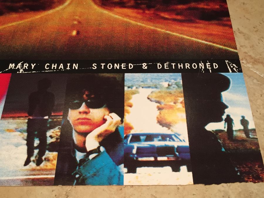 Record Store Promo Poster The Jesus & Mary Chain Stoned & Dethroned 1994 Warner Music UK Double Sided [Photo 6]