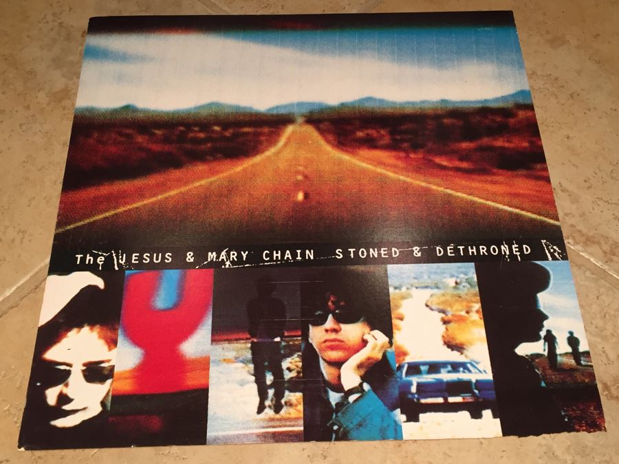 Record Store Promo Poster The Jesus & Mary Chain Stoned & Dethroned 1994 Warner Music UK Double Sided [Photo 1]