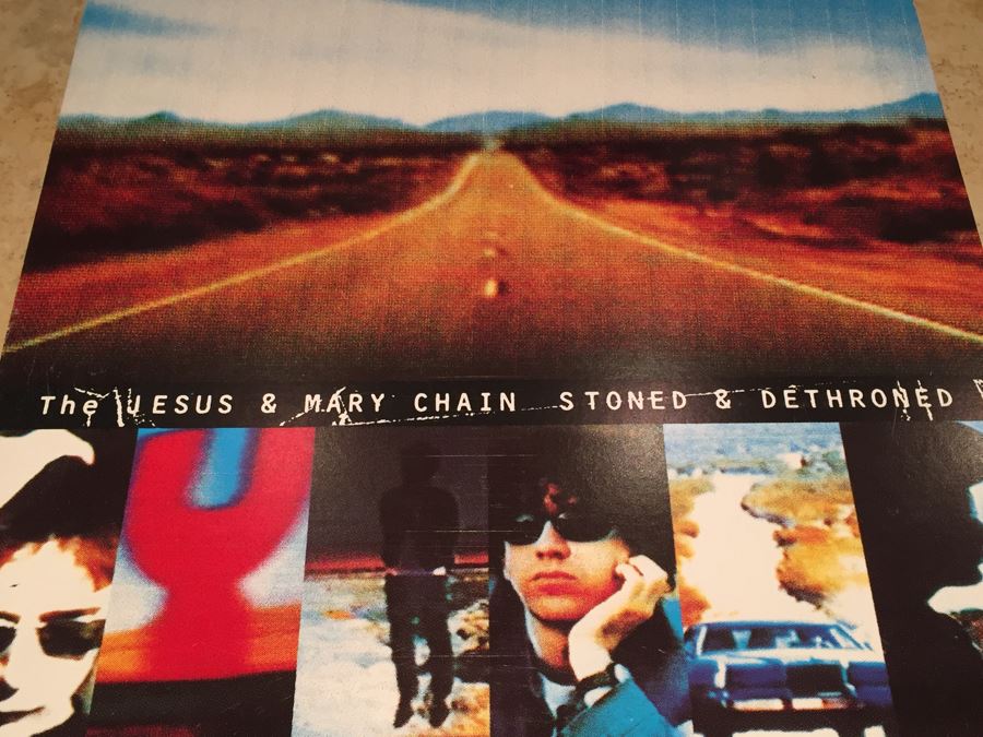 Record Store Promo Poster The Jesus & Mary Chain Stoned & Dethroned 1994 Warner Music UK Double Sided [Photo 4]