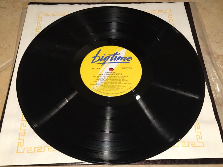 Love And Rockets ‎- Express - Big Time ‎- 6011-1-B Vinyl Record [Photo 8]