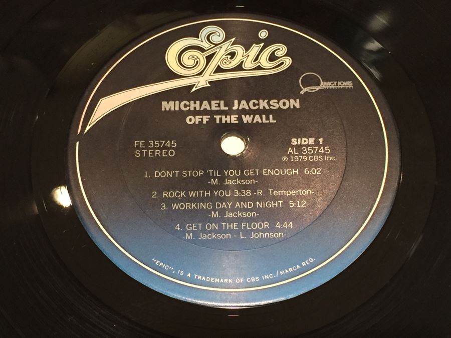 Michael Jackson ‎- Off The Wall - Epic ‎- FE 35745 Gatefold Vinyl Record [Photo 7]