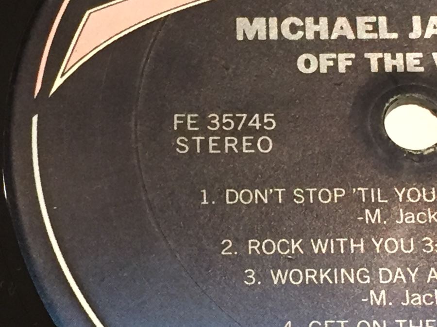 Michael Jackson ‎- Off The Wall - Epic ‎- FE 35745 Gatefold Vinyl Record [Photo 8]