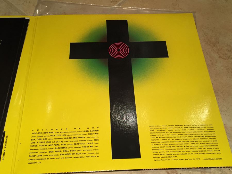 Swans ‎- Children Of God - Caroline Records ‎- CAROL 1346 2 x Vinyl Record [Photo 3]