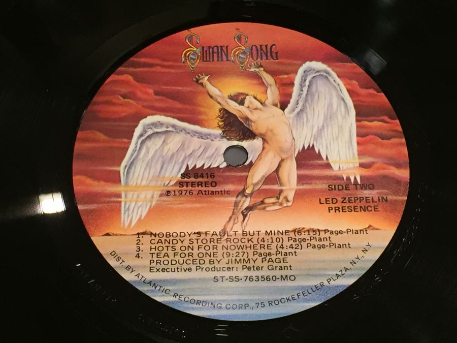 Led Zeppelin ‎- Presence - Swan Song ‎- SS 8416 Vinyl Record [Photo 13]