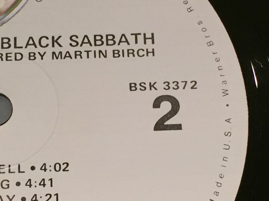 Black Sabbath ‎- Heaven And Hell - Warner Bros. Records ‎- BSK 3372 Vinyl Record [Photo 8]