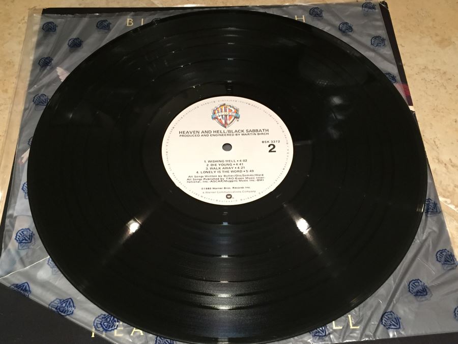 Black Sabbath ‎- Heaven And Hell - Warner Bros. Records ‎- BSK 3372 Vinyl Record [Photo 6]
