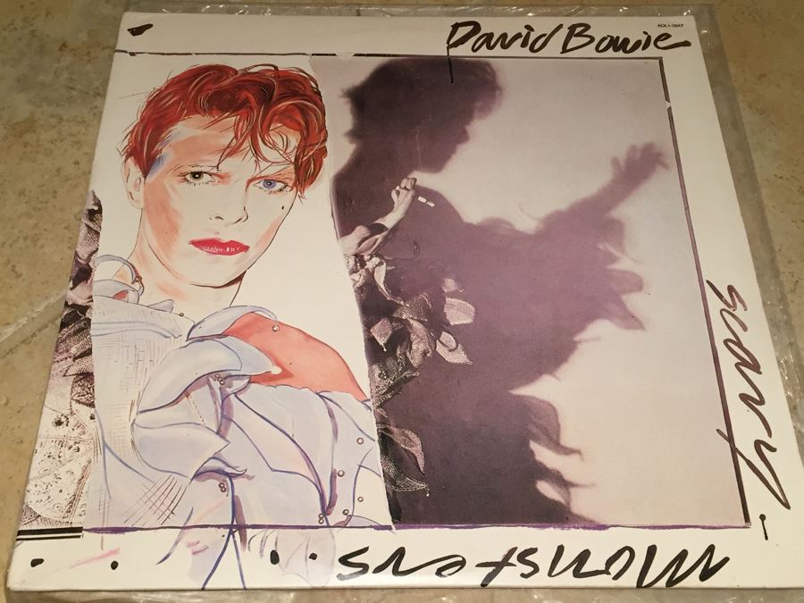 David Bowie ‎- Scary Monsters - RCA Victor ‎- AQL1-3647 Vinyl Record [Photo 1]