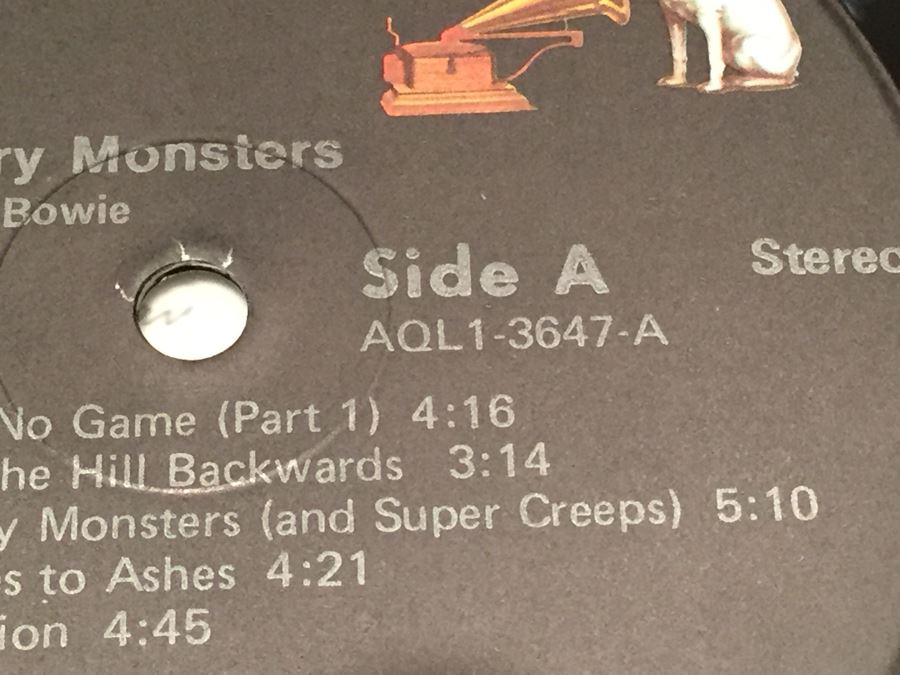 David Bowie ‎- Scary Monsters - RCA Victor ‎- AQL1-3647 Vinyl Record [Photo 7]