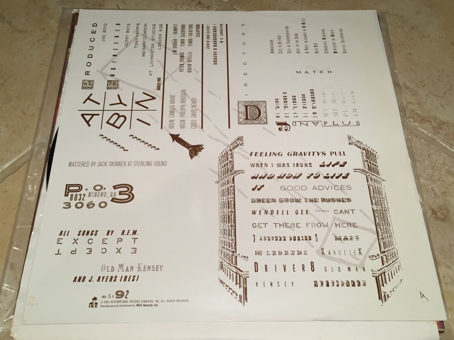 R.E.M. ‎- Fables Of The Reconstruction / Reconstruction Of The Fables - I.R.S. Records ‎- IRS-5592 Vinyl Record [Photo 3]
