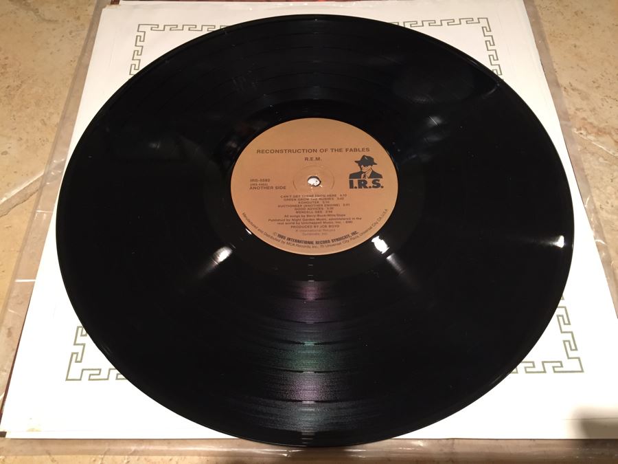 R.E.M. ‎- Fables Of The Reconstruction / Reconstruction Of The Fables - I.R.S. Records ‎- IRS-5592 Vinyl Record [Photo 10]