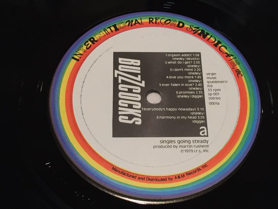 Buzzcocks ‎- Singles Going Steady - I.R.S. Records ‎- SP 001 Vinyl Record [Photo 6]