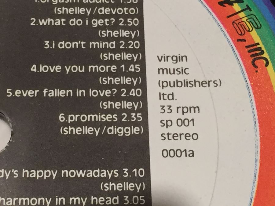 Buzzcocks ‎- Singles Going Steady - I.R.S. Records ‎- SP 001 Vinyl Record [Photo 7]