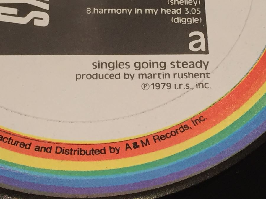 Buzzcocks ‎- Singles Going Steady - I.R.S. Records ‎- SP 001 Vinyl Record [Photo 8]