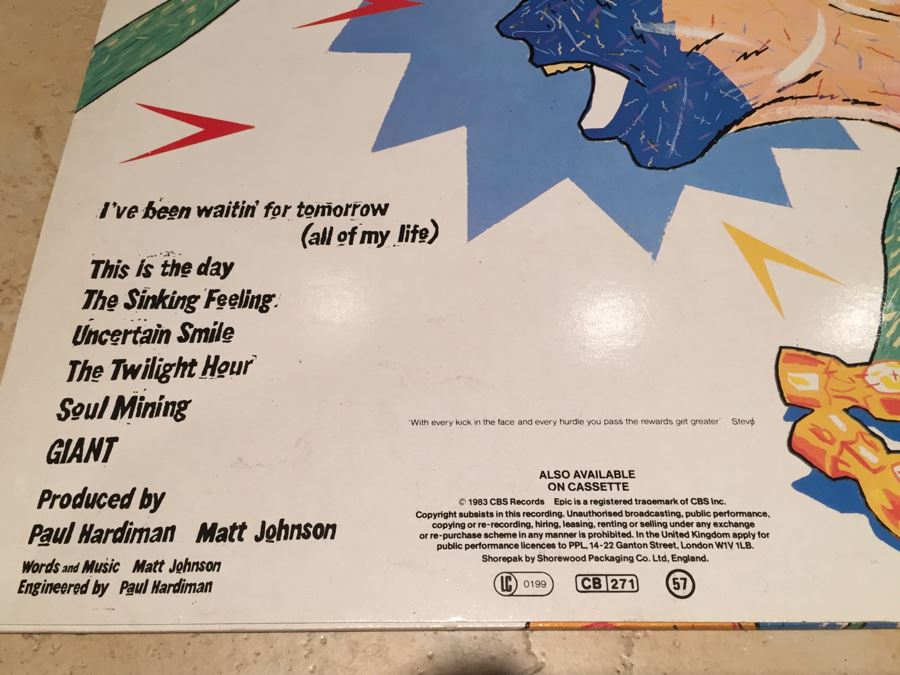 The The ‎- Soul Mining - Epic ‎- EPC 25525 Vinyl Record [Photo 6]