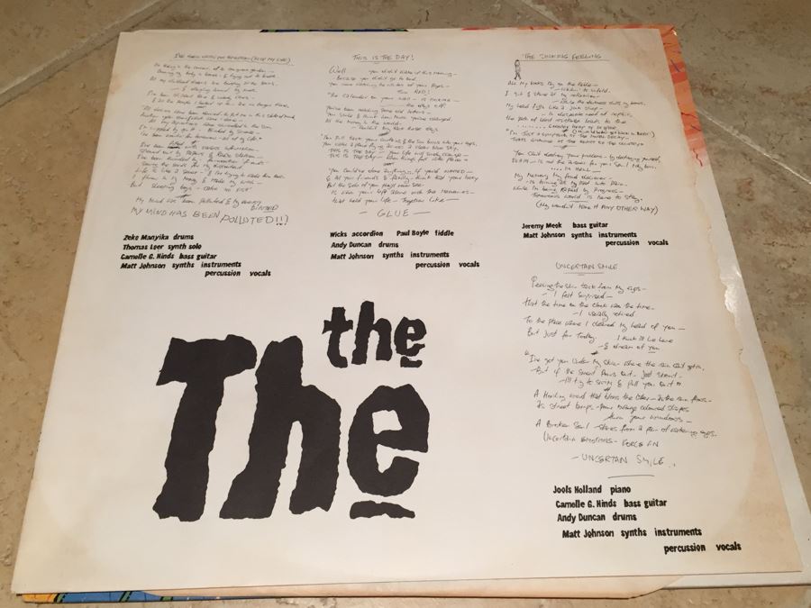 The The ‎- Soul Mining - Epic ‎- EPC 25525 Vinyl Record [Photo 7]