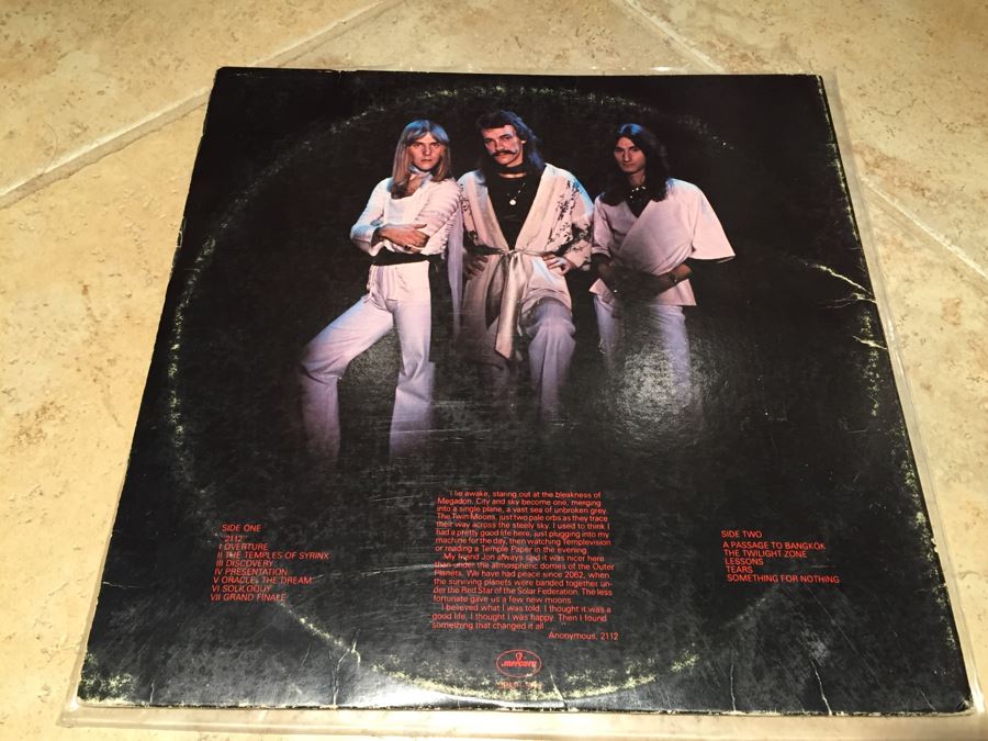 Rush ‎- 2112 - Mercury ‎- SRM-1-1079 Vinyl Record [Photo 2]