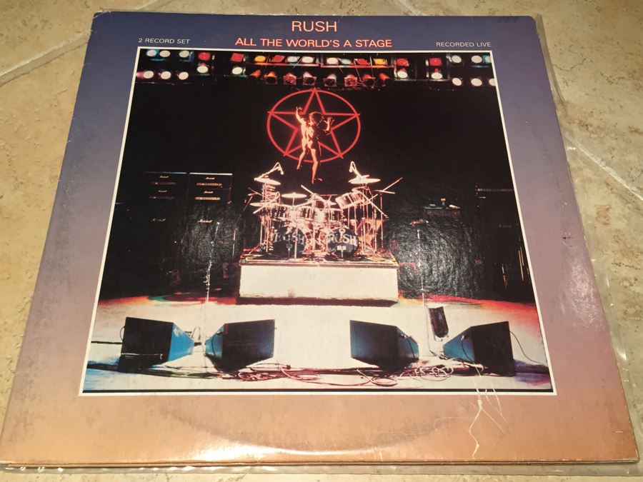 Rush ‎- All The World's A Stage - Mercury ‎- SRM-2-7508 - Tri-Fold 2 x Vinyl Record