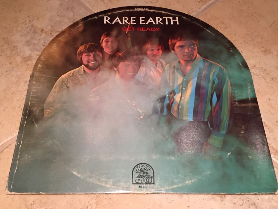 Rare Earth ‎ Get Ready Rare Earth ‎ RS 507 Vinyl Record Die Cut