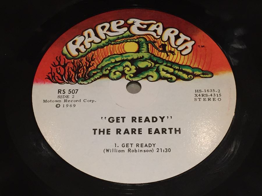 Rare Earth ‎- Get Ready - Rare Earth ‎- RS 507 - Vinyl Record Die Cut Album Cover [Photo 9]