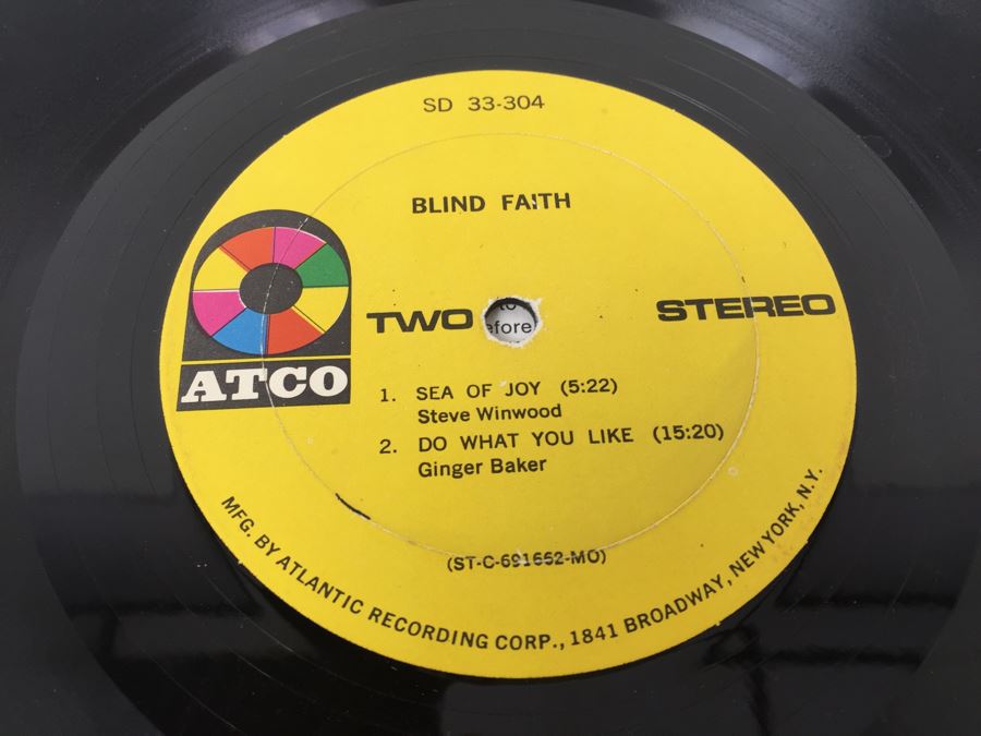 Blind Faith - Blind Faith - ATCO Records ‎- SD 33-304 [Photo 8]