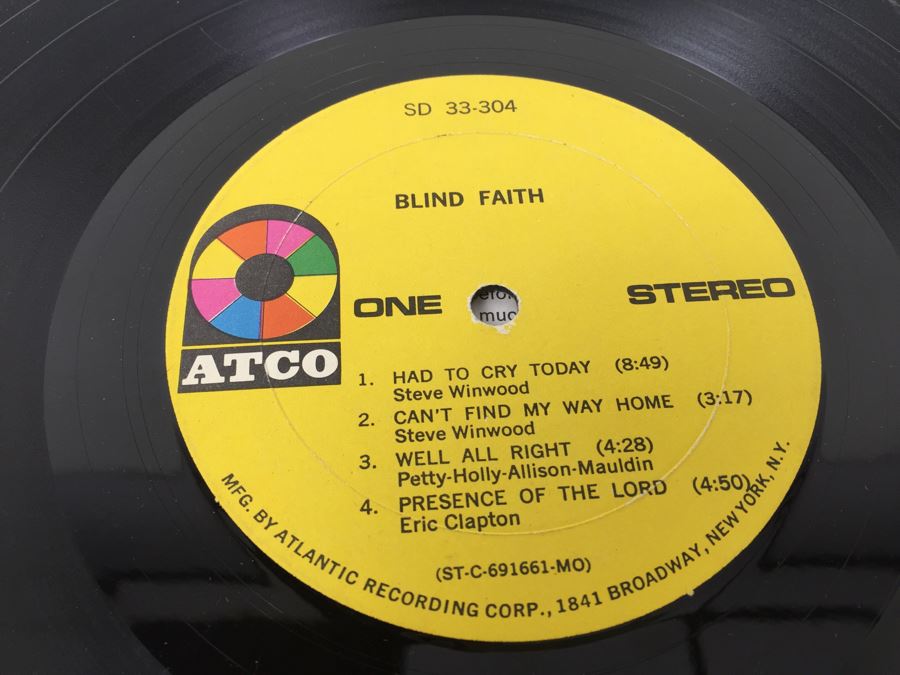 Blind Faith - Blind Faith - ATCO Records ‎- SD 33-304 [Photo 5]