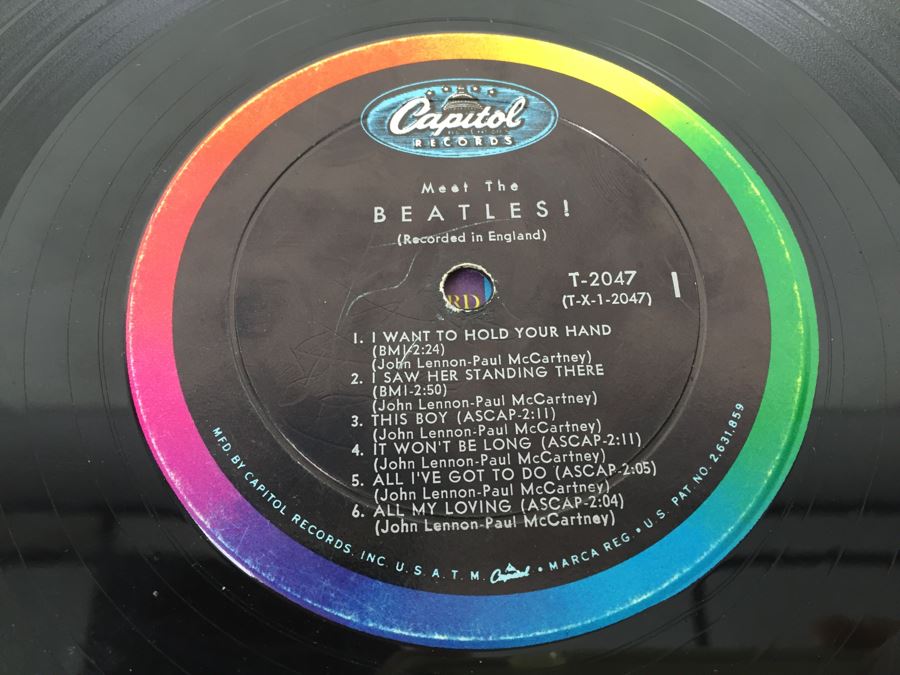 The Beatles ‎- Meet The Beatles! - Capitol Records ‎- T-2047 [Photo 4]