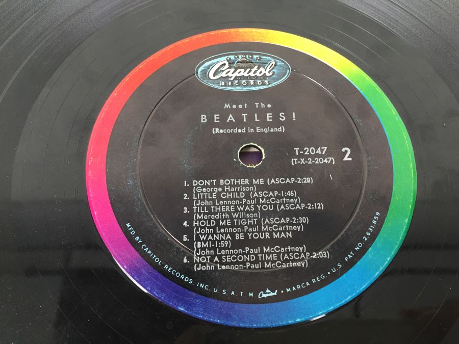 The Beatles ‎- Meet The Beatles! - Capitol Records ‎- T-2047 [Photo 6]