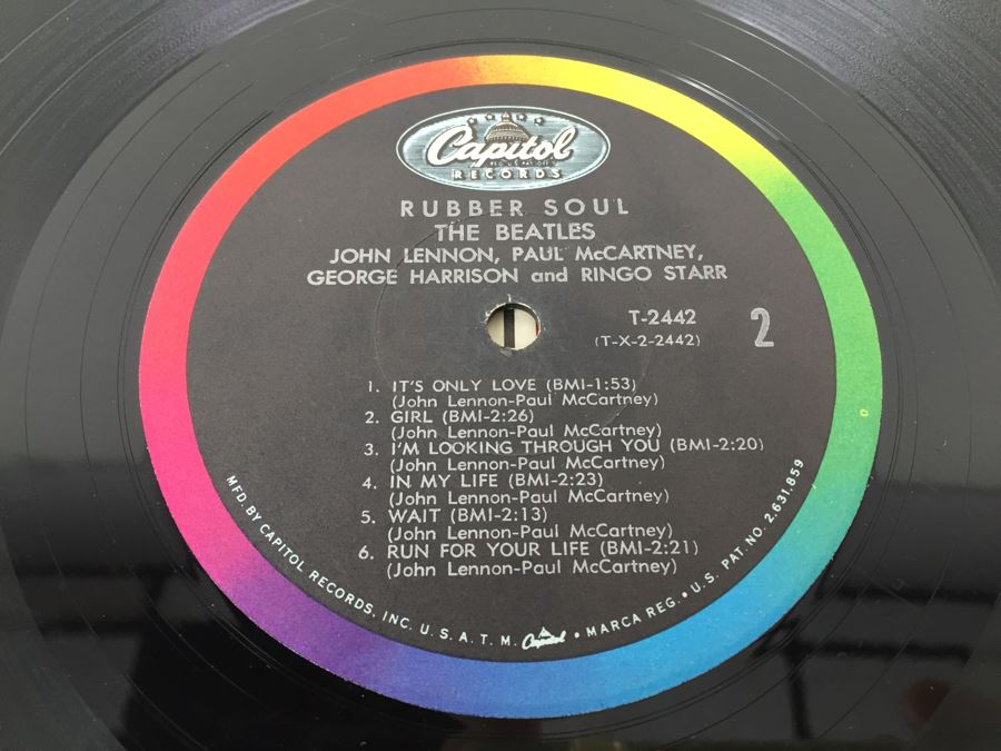 The Beatles ‎- Rubber Soul - Capitol Records ‎- T 2442 [Photo 7]