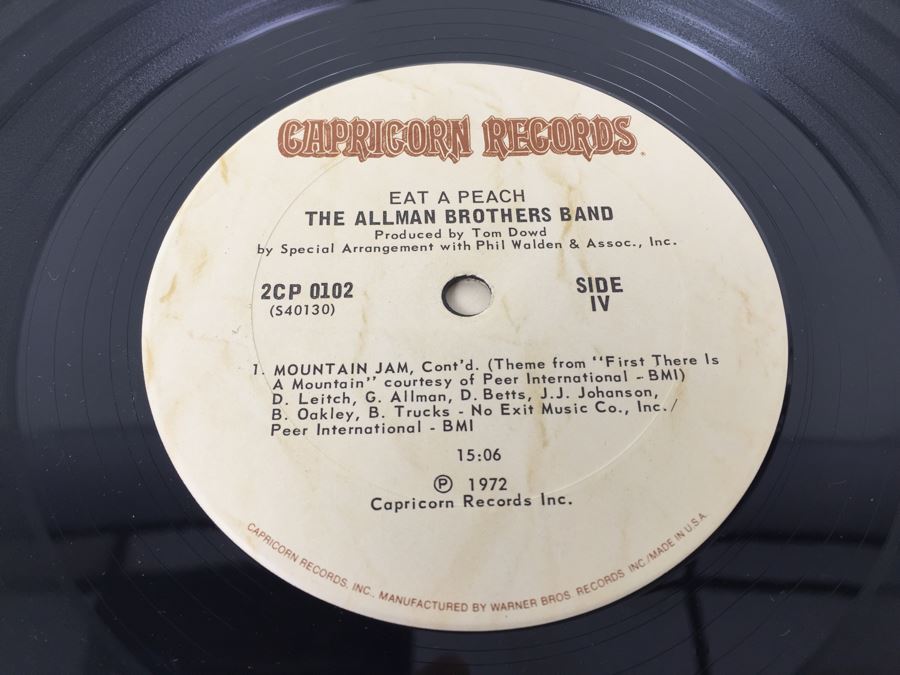 The Allman Brothers Band ‎- Eat A Peach - Capricorn Records ‎- 2CP 0102 - 2 x Vinyl Record [Photo 8]