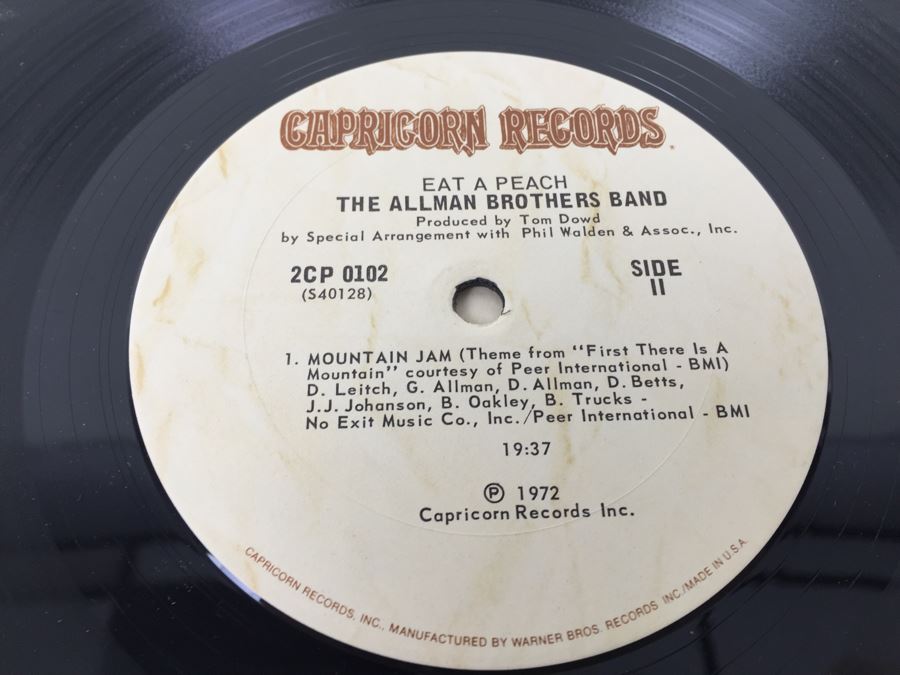 The Allman Brothers Band ‎- Eat A Peach - Capricorn Records ‎- 2CP 0102 - 2 x Vinyl Record [Photo 12]