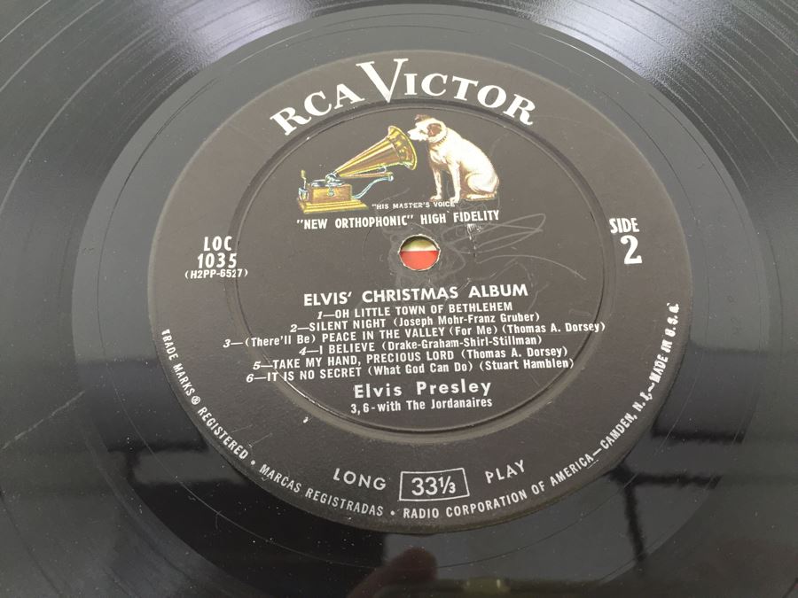 Elvis Presley ‎- Elvis' Christmas Album - RCA Victor ‎- LOC-1035 - Vinyl Record [Photo 20]