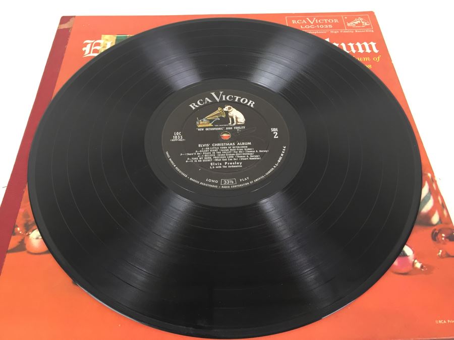 Elvis Presley ‎- Elvis' Christmas Album - RCA Victor ‎- LOC-1035 - Vinyl Record [Photo 19]