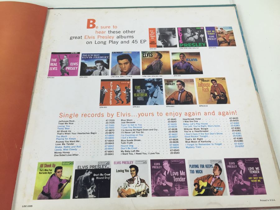 Elvis Presley ‎- Elvis' Christmas Album - RCA Victor ‎- LOC-1035 - Vinyl Record [Photo 15]