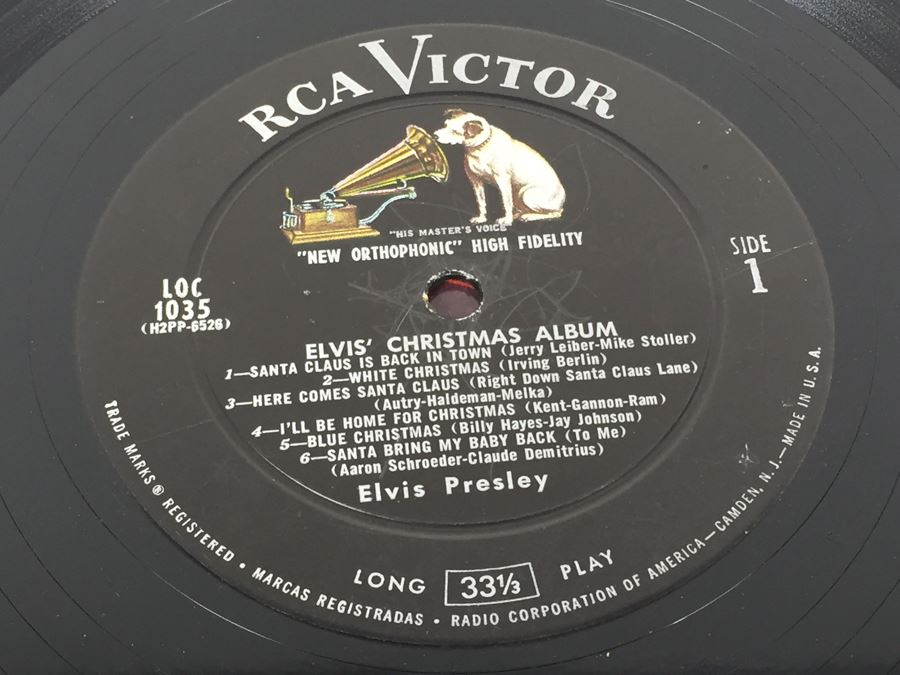 Elvis Presley ‎- Elvis' Christmas Album - RCA Victor ‎- LOC-1035 - Vinyl Record [Photo 18]