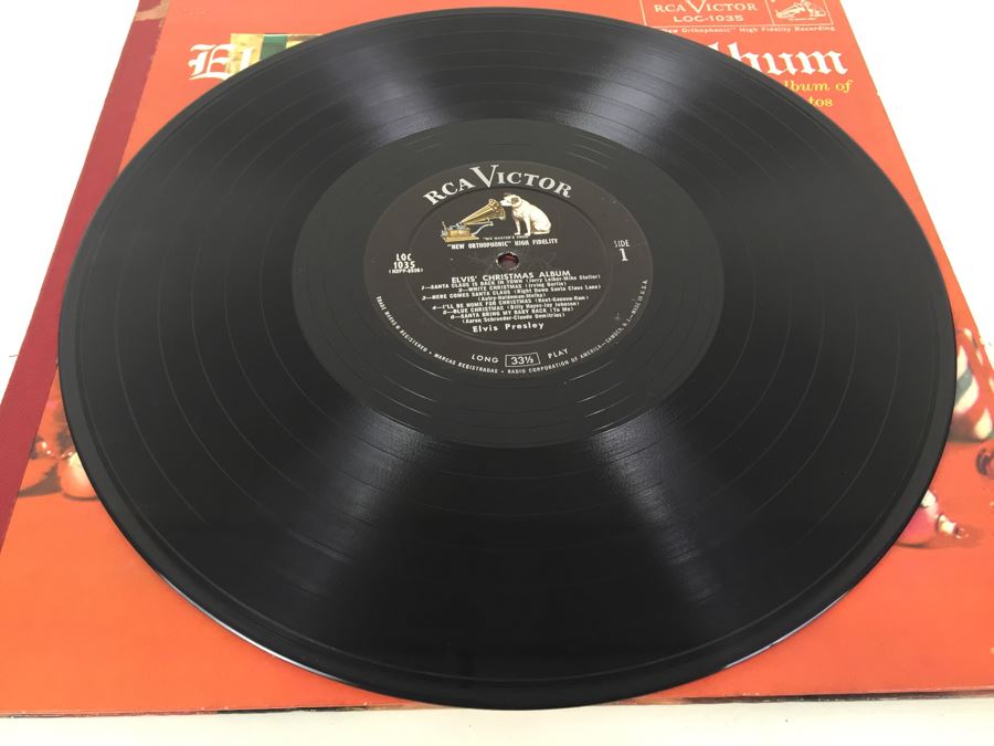 Elvis Presley ‎- Elvis' Christmas Album - RCA Victor ‎- LOC-1035 - Vinyl Record [Photo 17]