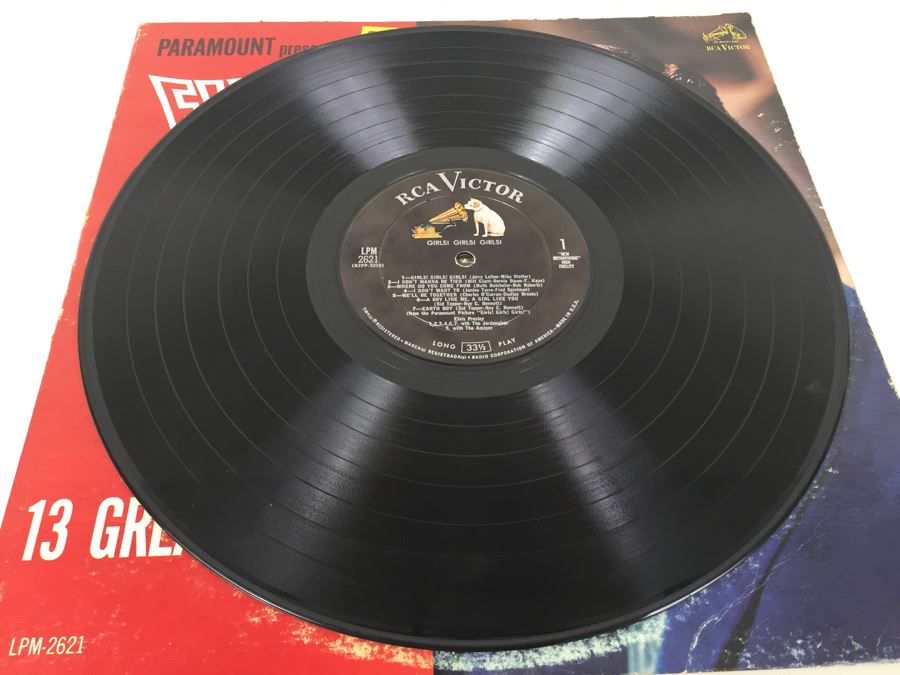 Elvis Presley ‎- Girls! Girls! Girls! - RCA Victor ‎- LPM 2621 Vinyl Record [Photo 5]
