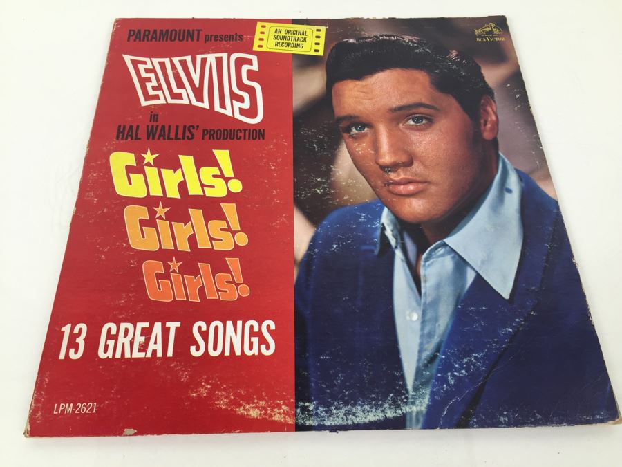 Elvis Presley ‎- Girls! Girls! Girls! - RCA Victor ‎- LPM 2621 Vinyl Record