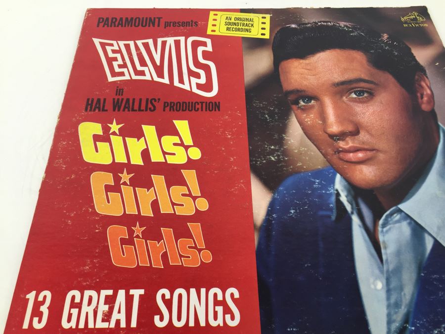 Elvis Presley ‎- Girls! Girls! Girls! - RCA Victor ‎- LPM 2621 Vinyl Record