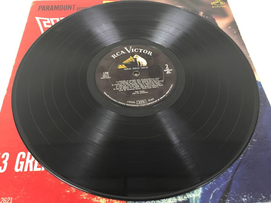 Elvis Presley ‎- Girls! Girls! Girls! - RCA Victor ‎- LPM 2621 Vinyl Record [Photo 7]