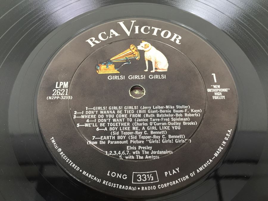 Elvis Presley ‎- Girls! Girls! Girls! - RCA Victor ‎- LPM 2621 Vinyl Record [Photo 6]