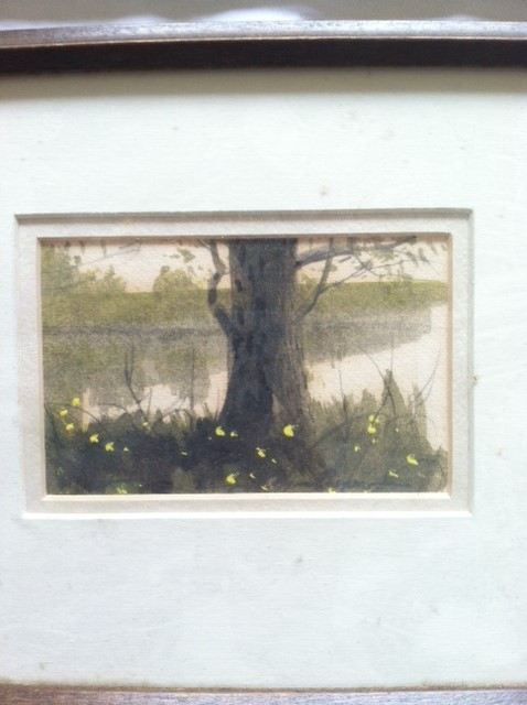Pair of Small Framed Watercolors [Photo 2]