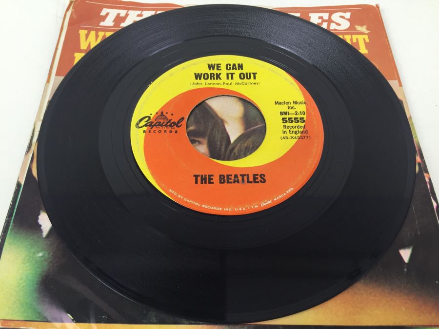 (3) The Beatles 45RPM Record Lot [Photo 11]