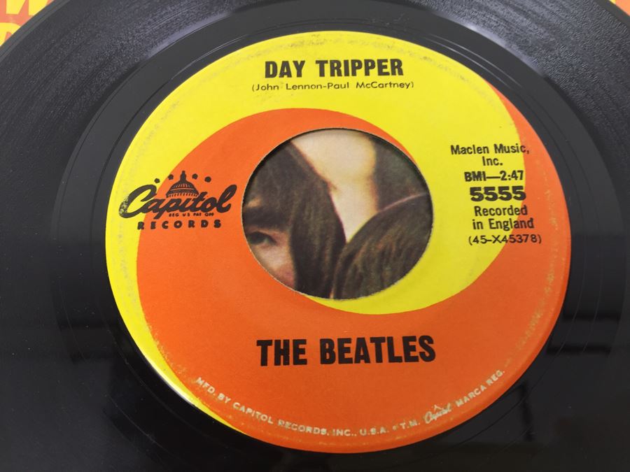 (3) The Beatles 45RPM Record Lot [Photo 10]